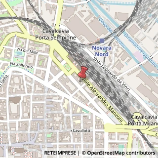 Mappa Via San Francesco D'Assisi, 22, 28100 Novara, Novara (Piemonte)