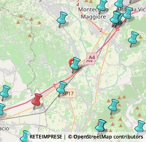 Mappa Via Giuseppe Garibaldi, 36054 Montebello Vicentino VI, Italia (6.849)