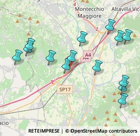 Mappa Via Giuseppe Garibaldi, 36054 Montebello Vicentino VI, Italia (4.475)