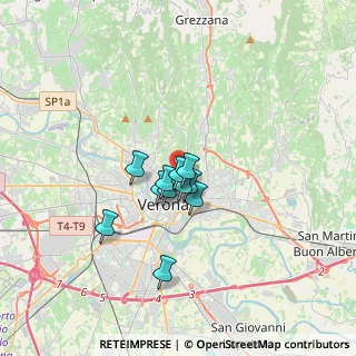 Mappa Via S. Carlo, 37129 Verona VR, Italia (2.09818)