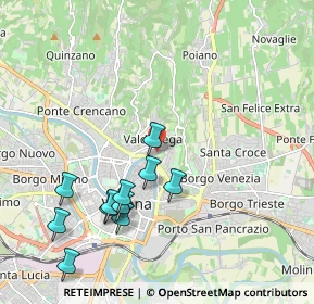 Mappa Via S. Carlo, 37129 Verona VR, Italia (2.10818)