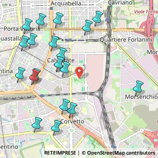 Mappa Via Monte Cimone, 20137 Milano MI, Italia (1.308)