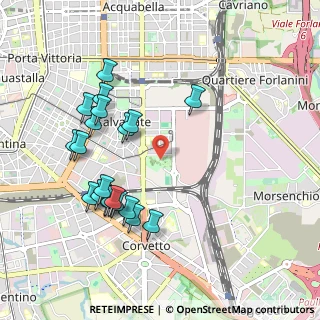 Mappa Via Monte Cimone, 20137 Milano MI, Italia (1.01)