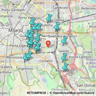 Mappa Via Monte Cimone, 20137 Milano MI, Italia (1.7875)