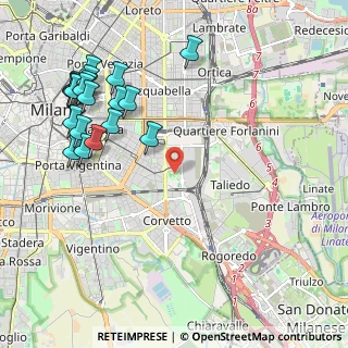 Mappa Via Monte Cimone, 20137 Milano MI, Italia (2.5275)