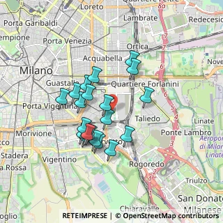 Mappa Via Monte Cimone, 20137 Milano MI, Italia (1.4555)