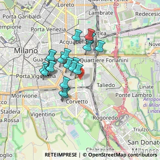 Mappa Via Monte Cimone, 20137 Milano MI, Italia (1.433)