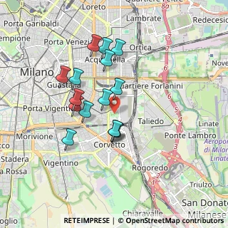 Mappa Via Monte Cimone, 20137 Milano MI, Italia (1.52867)