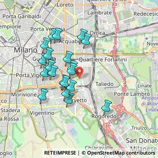 Mappa Via Monte Cimone, 20137 Milano MI, Italia (1.675)