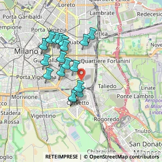 Mappa Via Monte Cimone, 20137 Milano MI, Italia (1.7245)