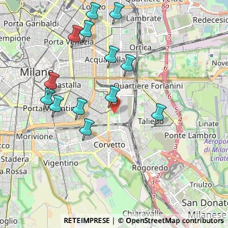 Mappa Via Monte Cimone, 20137 Milano MI, Italia (2.16923)