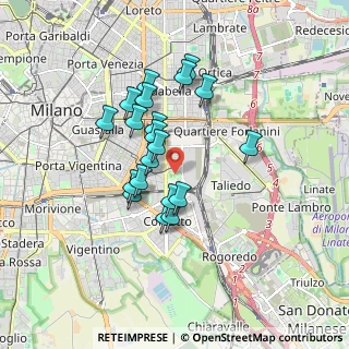 Mappa Via Monte Cimone, 20137 Milano MI, Italia (1.4185)