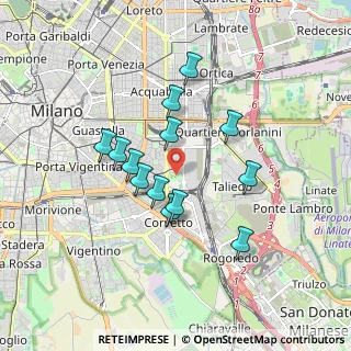 Mappa Via Monte Cimone, 20137 Milano MI, Italia (1.47385)