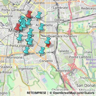 Mappa Via Monte Cimone, 20137 Milano MI, Italia (2.3825)