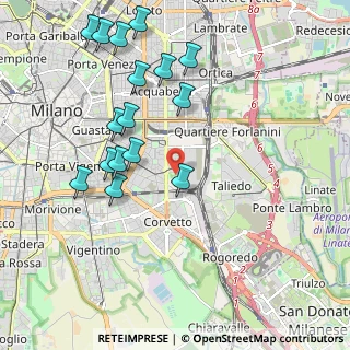 Mappa Via Monte Cimone, 20137 Milano MI, Italia (2.17438)