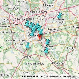 Mappa Via Monte Cimone, 20137 Milano MI, Italia (5.36417)