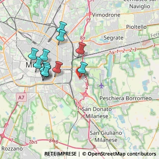 Mappa Via Mecenate, 20123 Milano MI, Italia (3.75833)