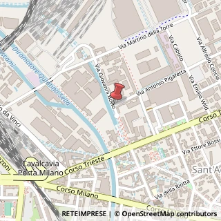 Mappa Via bovio giovanni 38, 28100 Novara, Novara (Piemonte)