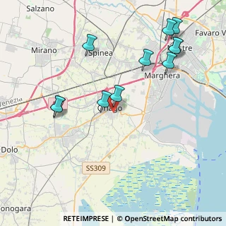 Mappa Via Lago di Molveno, 30034 Mira VE, Italia (4.52)