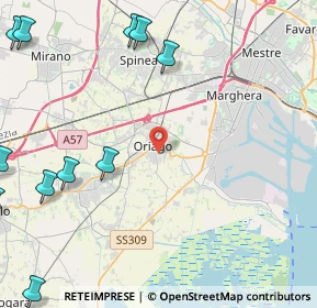 Mappa Via Lago di Molveno, 30034 Mira VE, Italia (6.63091)