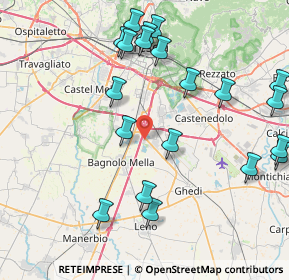 Mappa Via Artigianale trav. I, 25010 Montirone BS, Italia (9.3795)