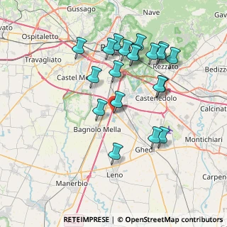 Mappa Via Artigianale trav. I, 25010 Montirone BS, Italia (7.4585)