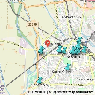 Mappa Via Giancarlo Maggi, 28100 Novara NO, Italia (1.12688)