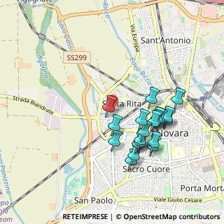 Mappa Via Giancarlo Maggi, 28100 Novara NO, Italia (0.8785)