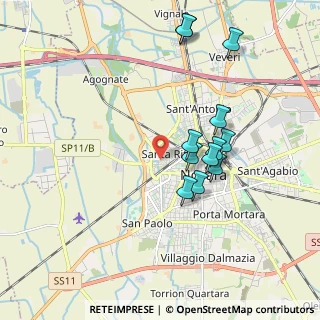 Mappa Via Giancarlo Maggi, 28100 Novara NO, Italia (1.76083)