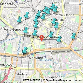 Mappa Via Salasco, 20123 Milano MI, Italia (1.1345)
