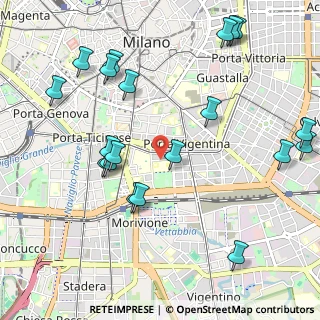 Mappa Via Salasco, 20123 Milano MI, Italia (1.2295)
