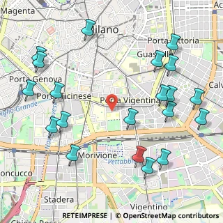 Mappa Via Salasco, 20123 Milano MI, Italia (1.3055)