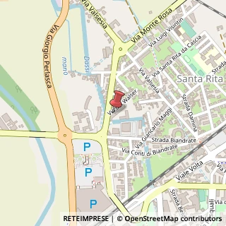 Mappa Via dei Walser, 33, 28100 Novara, Novara (Piemonte)