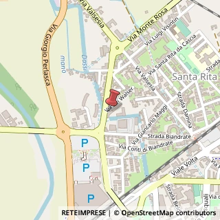 Mappa Via dei Walser, 37, 28100 Novara, Novara (Piemonte)