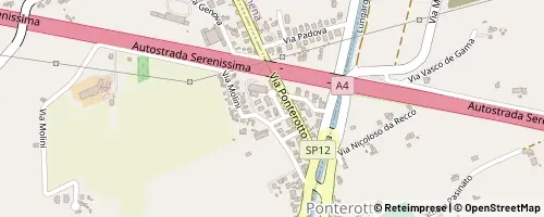 Mappa Villafranca Padovana