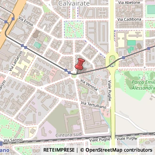 Mappa Via Rodolfo Carabelli,  2, 20137 Milano, Milano (Lombardia)