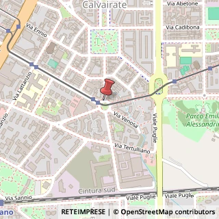 Mappa Piazza Emilio Salgari,  1, 20137 Milano, Milano (Lombardia)