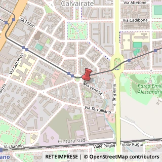 Mappa Via Venosa, 2, 20137 Milano, Milano (Lombardia)