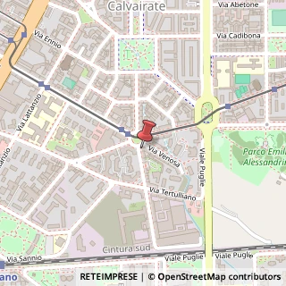 Mappa Via Giovanni Cadolini, 1, 20137 Milano, Milano (Lombardia)
