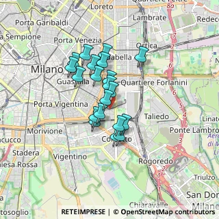 Mappa Via Cadolini Giovanni, 20137 Milano MI, Italia (1.264)