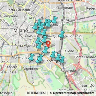 Mappa Via Cadolini Giovanni, 20137 Milano MI, Italia (1.4935)