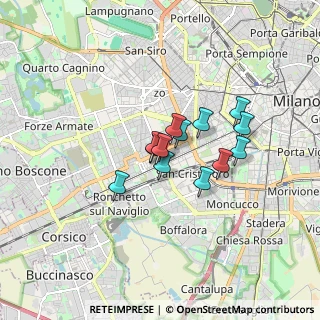 Mappa Via Gentile Bellini, 20146 Milano MI, Italia (1.11538)