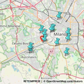 Mappa Via Gentile Bellini, 20146 Milano MI, Italia (3.28083)