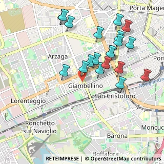 Mappa Via Gentile Bellini, 20146 Milano MI, Italia (1.0245)