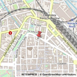 Mappa Via Carlo Cerruti, 17, 28100 Novara, Novara (Piemonte)