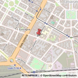Mappa Via Lattanzio, 23, 20137 Milano, Milano (Lombardia)