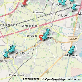 Mappa Via Stazione Oriago, 30034 Mira VE, Italia (3.39944)