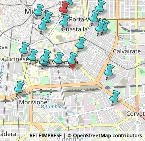 Mappa Via San Rocco, 20125 Milano MI, Italia (1.1475)