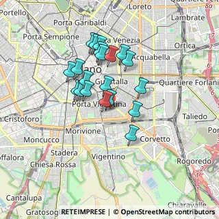Mappa Via San Rocco, 20125 Milano MI, Italia (1.442)