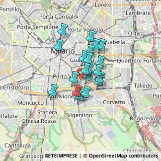 Mappa Via San Rocco, 20125 Milano MI, Italia (1.1355)